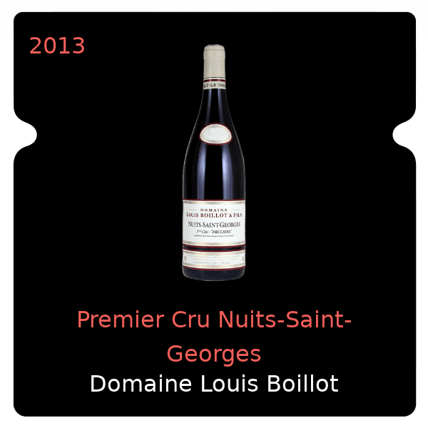 J. M. Boillot Premier Cru Nuits-Saint-Georges 2013