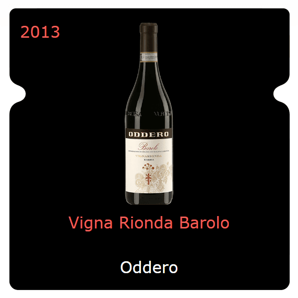 Oddero Vigna Rionda Barolo 2013