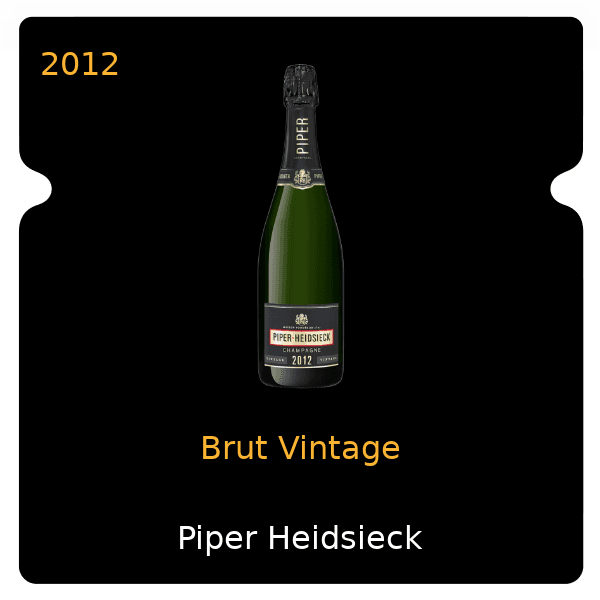 Piper Heidsieck Brut Vintage 2012