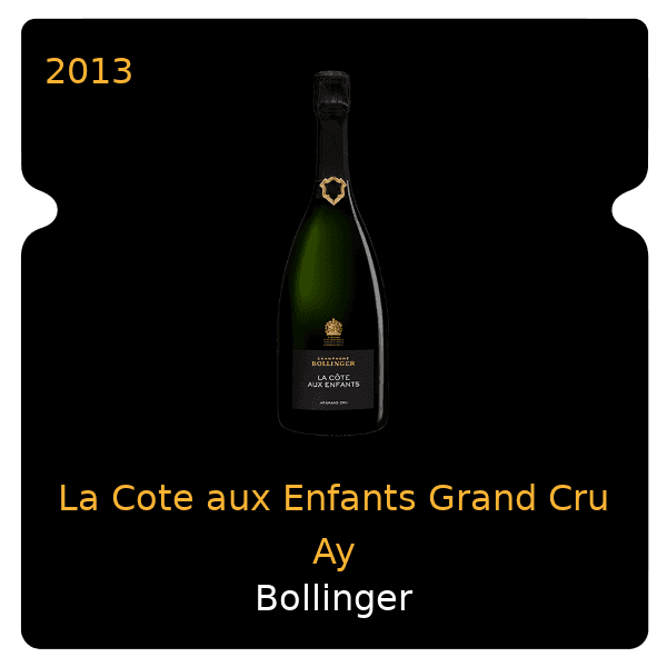 Bollinger La Cote aux Enfants Grand Cru Ay 2013
