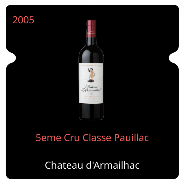 d'Armailhac 5eme Cru Classe Pauillac 2005
