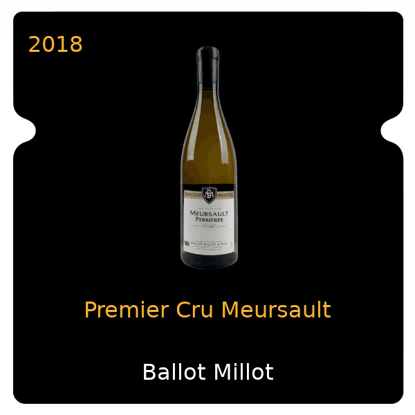 Ballot Millot Premier Cru Meursault 2018