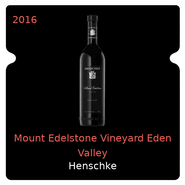 Henschke Mount Edelstone Vineyard Eden Valley 2016