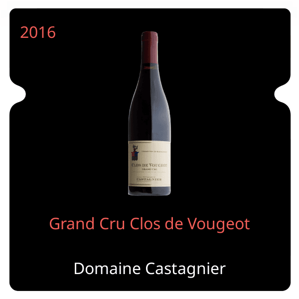 Castagnier Grand Cru Clos de Vougeot 2016