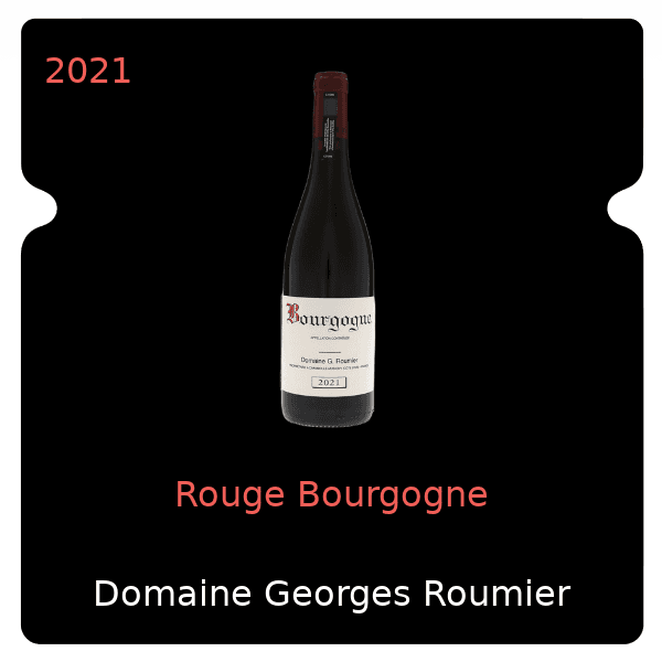 Georges Roumier Rouge Bourgogne 2021
