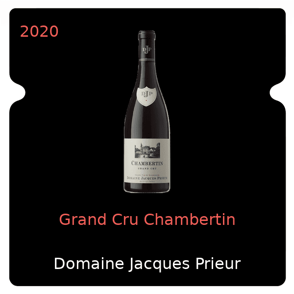 Jacques Prieur Grand Cru Chambertin 2020
