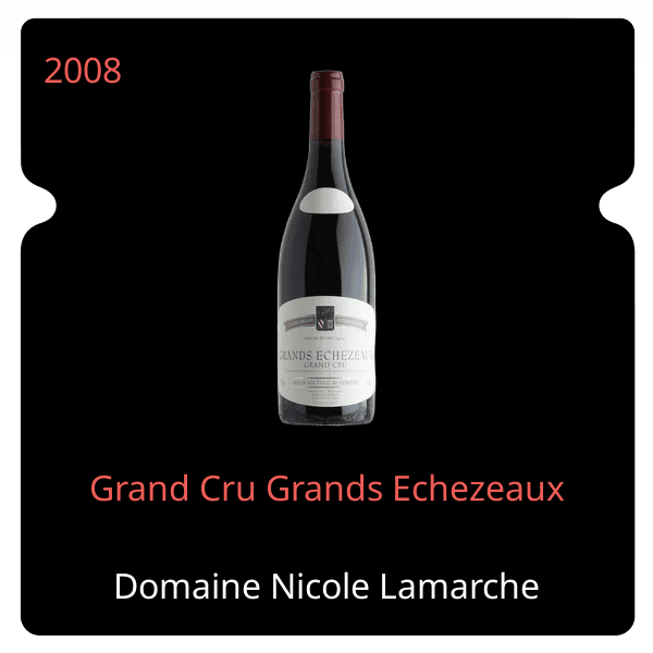 Nicole Lamarche Grand Cru Grands Echezeaux 2008