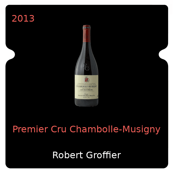 Robert Groffier Premier Cru Chambolle-Musigny 2013