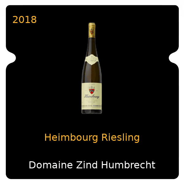 Zind Humbrecht Heimbourg Riesling 2018