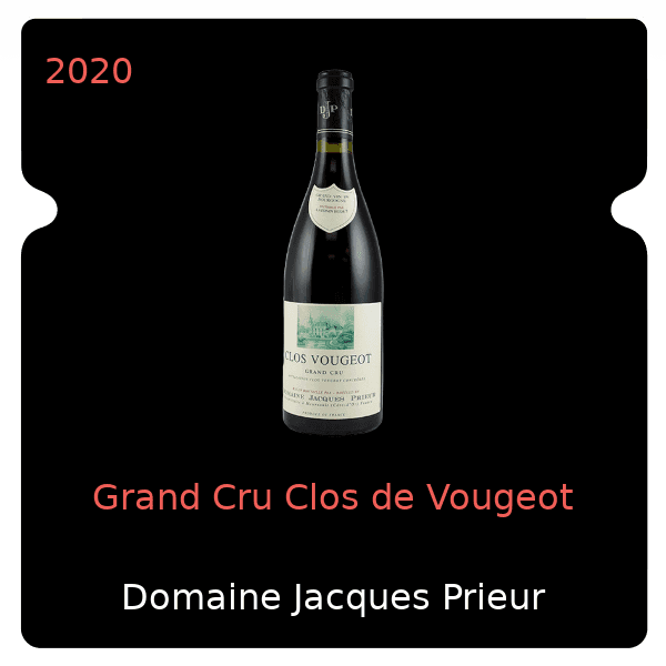 Jacques Prieur Grand Cru Clos de Vougeot 2020