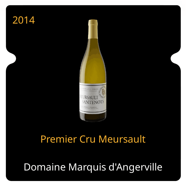 Marquis d'Angerville Premier Cru Meursault 2014