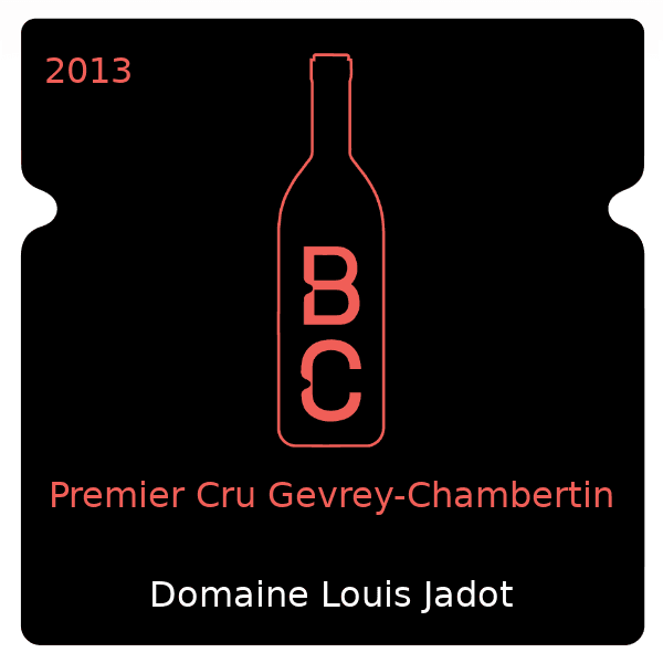 Louis Jadot Premier Cru Gevrey-Chambertin 2013