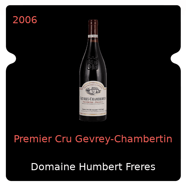 Humbert Freres Premier Cru Gevrey-Chambertin 2006