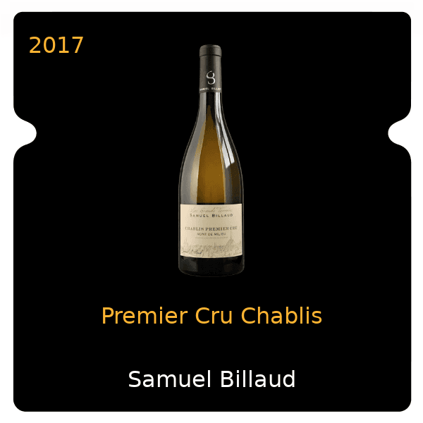 Samuel Billaud Premier Cru Chablis 2017