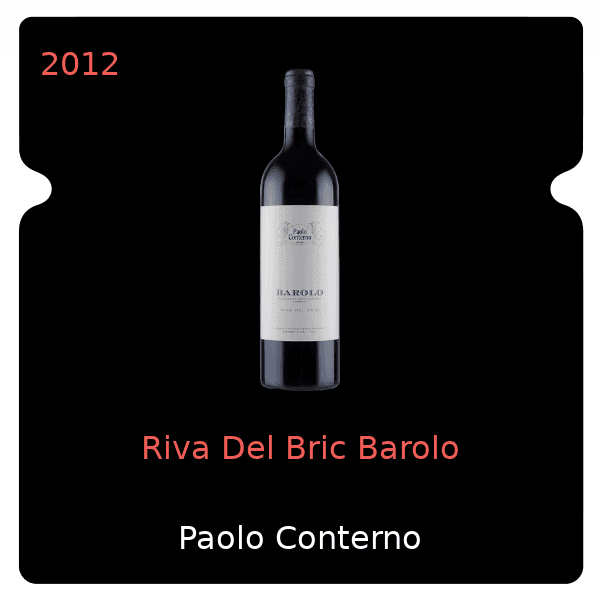 Paolo Conterno Riva Del Bric Barolo 2012
