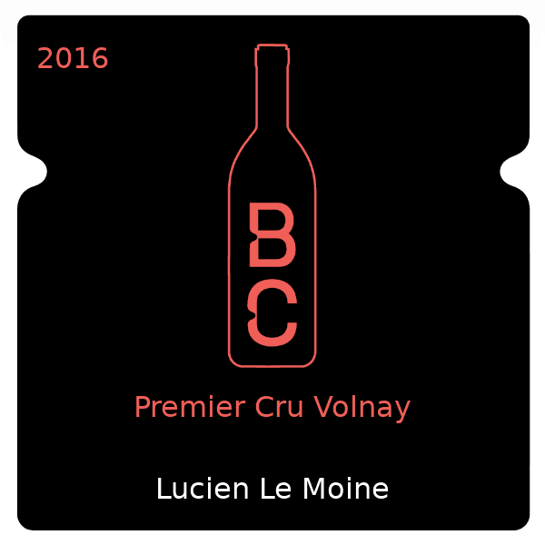 Lucien Le Moine Premier Cru Volnay 2016