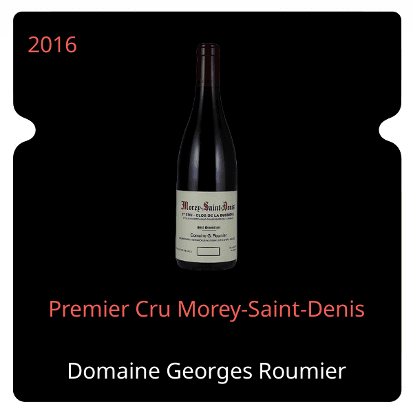 Georges Roumier Premier Cru Morey-Saint-Denis 2016