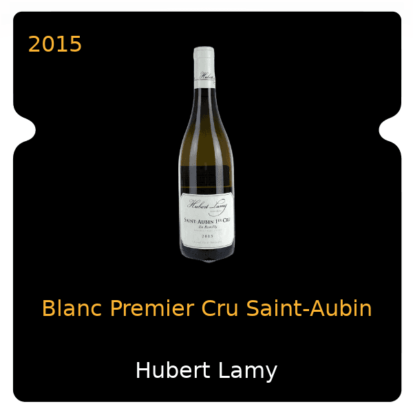 Hubert Lamy Blanc Premier Cru Saint-Aubin 2015