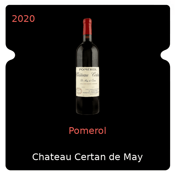 Certan de May Pomerol 2020