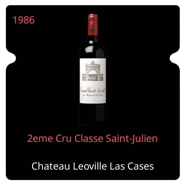 Leoville Las Cases 2eme Cru Classe Saint-Julien 1986