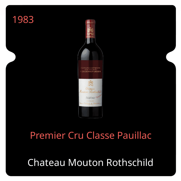 Mouton Rothschild Premier Cru Classe Pauillac 1983