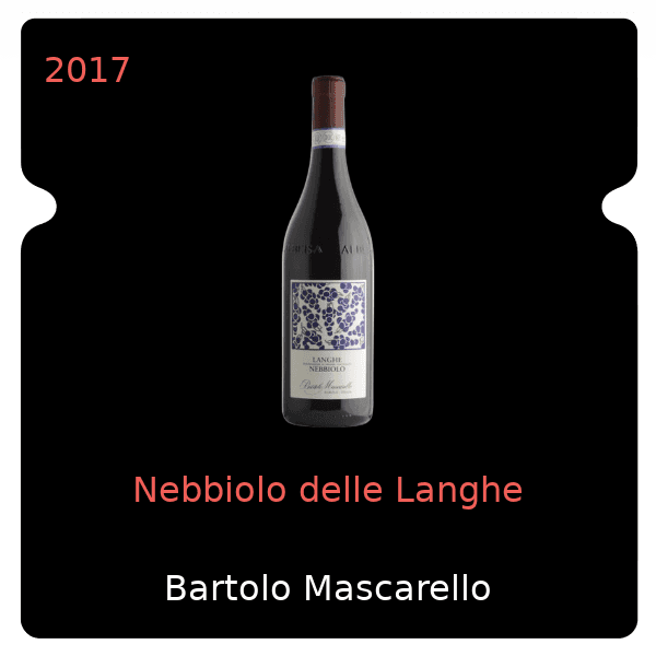 Bartolo Mascarello Nebbiolo delle Langhe 2017
