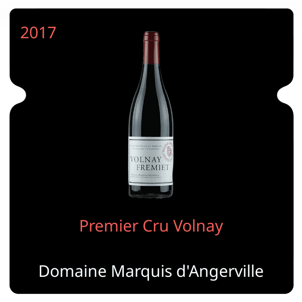 Marquis d'Angerville Premier Cru Volnay 2017