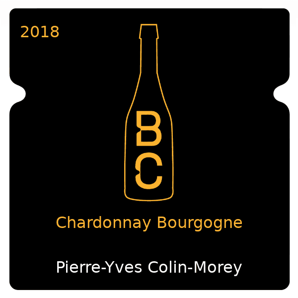 Pierre-Yves Colin-Morey Chardonnay Bourgogne 2018