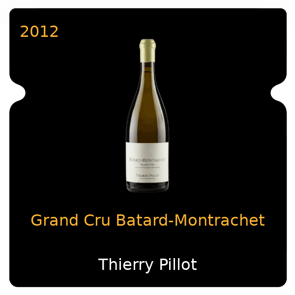 Thierry Pillot Grand Cru Batard-Montrachet 2012