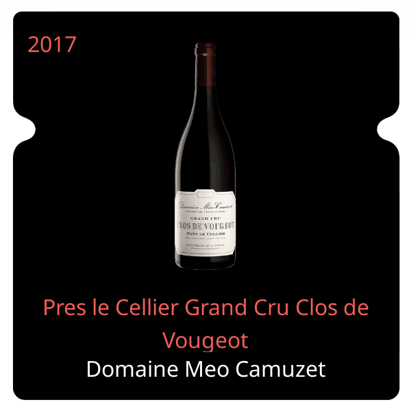 Meo Camuzet Pres le Cellier Grand Cru Clos de Vougeot 2017