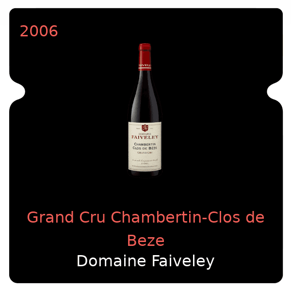Faiveley Grand Cru Chambertin-Clos de Beze 2006