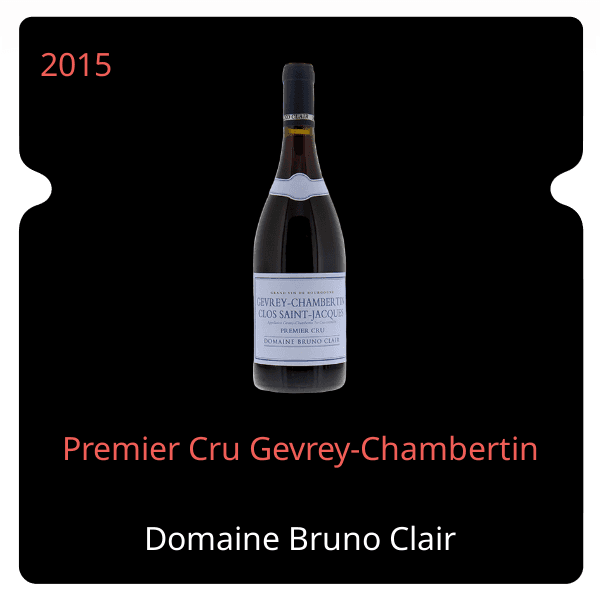 Bruno Clair Premier Cru Gevrey-Chambertin 2015