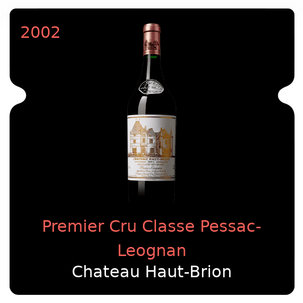 Haut-Brion Premier Cru Classe Pessac-Leognan 2002