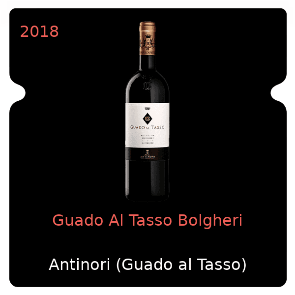 Antinori (Guado al Tasso) Guado Al Tasso Bolgheri 2018