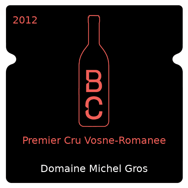 Michel Gros Premier Cru Vosne-Romanee 2012