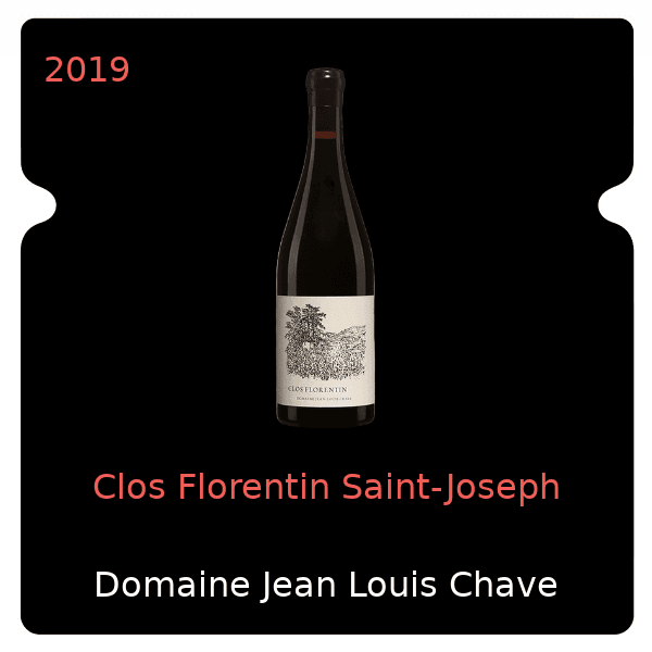 Jean-Louis Chave Clos Florentin Saint-Joseph 2019