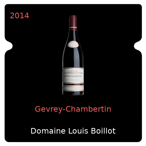 J. M. Boillot Gevrey-Chambertin 2014