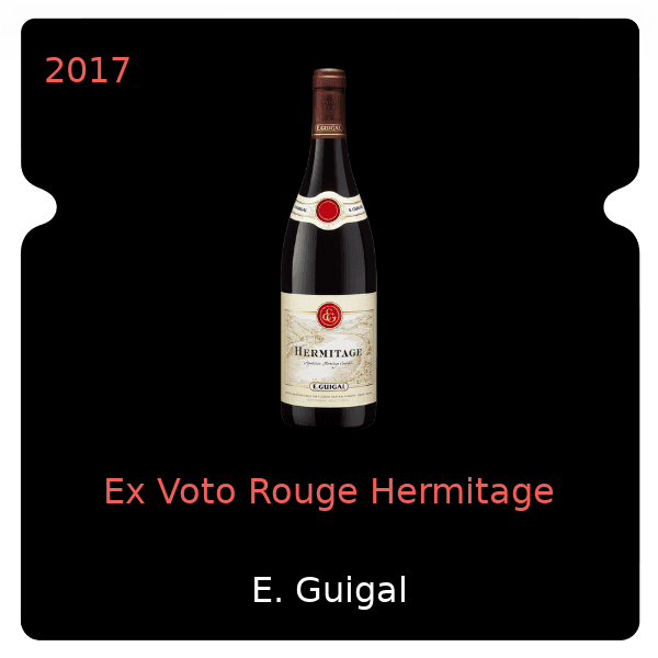 E. Guigal Ex Voto Rouge Hermitage 2017