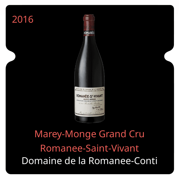 Romanee-Conti Marey-Monge Grand Cru Romanee-Saint-Vivant 2016