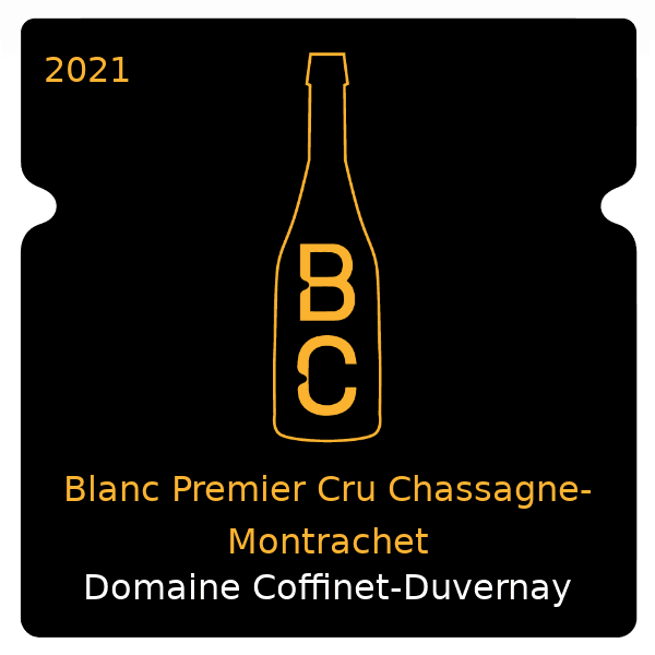 Coffinet Duvernay Blanc Premier Cru Chassagne-Montrachet 2021
