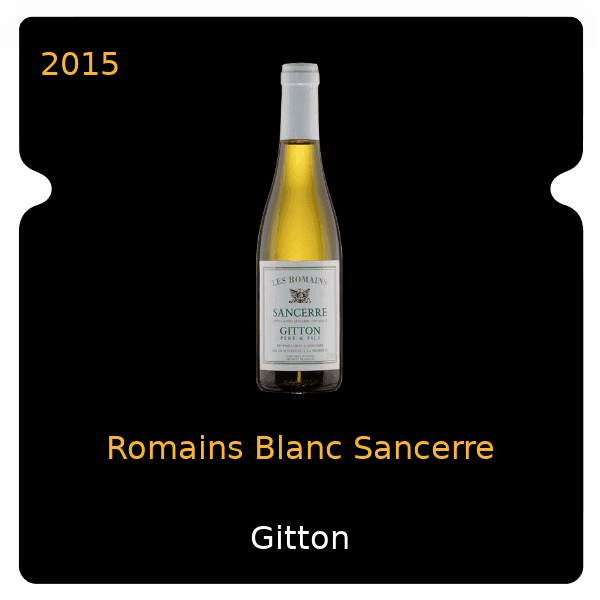 Gitton Romains Blanc Sancerre 2015