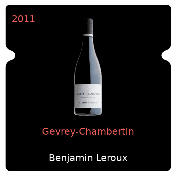 Benjamin Leroux Gevrey-Chambertin 2011