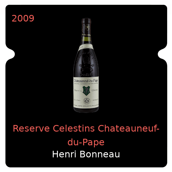 Henri Bonneau Reserve Celestins Chateauneuf-du-Pape 2009