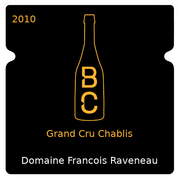 Francois Raveneau Grand Cru Chablis 2010