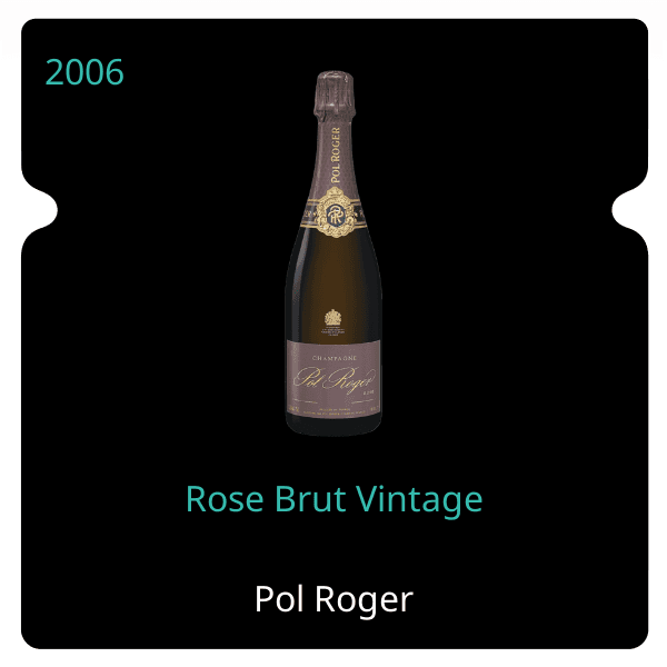 Pol Roger Rose Brut Vintage 2006