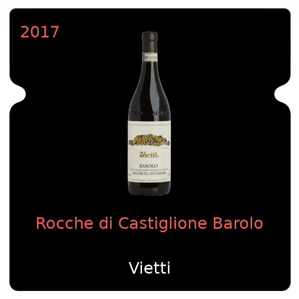 Vietti Rocche di Castiglione Barolo 2017