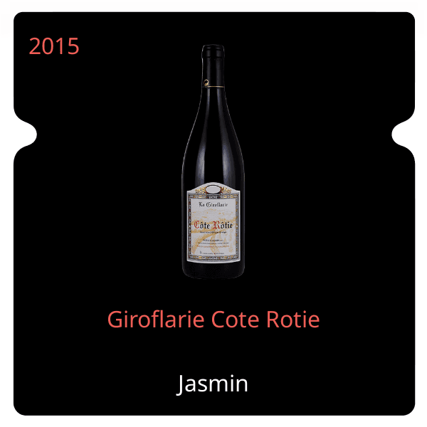 Jasmin Giroflarie Cote Rotie 2015
