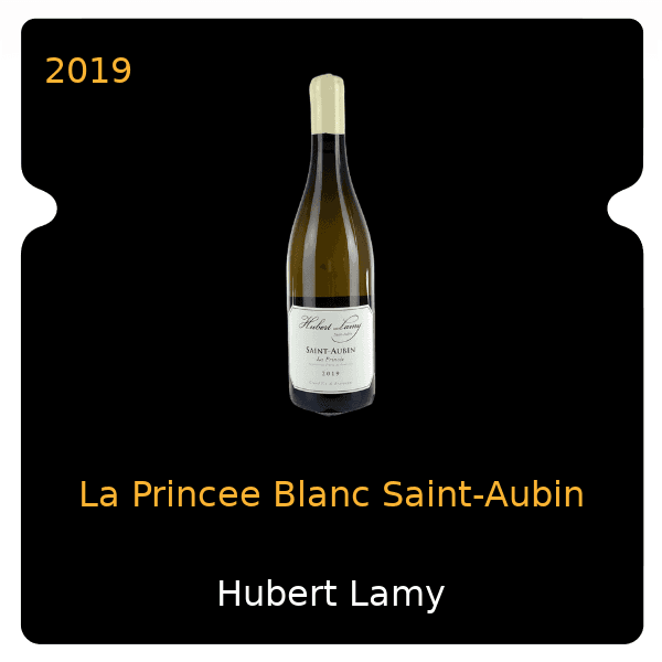 Hubert Lamy La Princee Blanc Saint-Aubin 2019