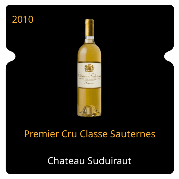Suduiraut Premier Cru Classe Sauternes 2010
