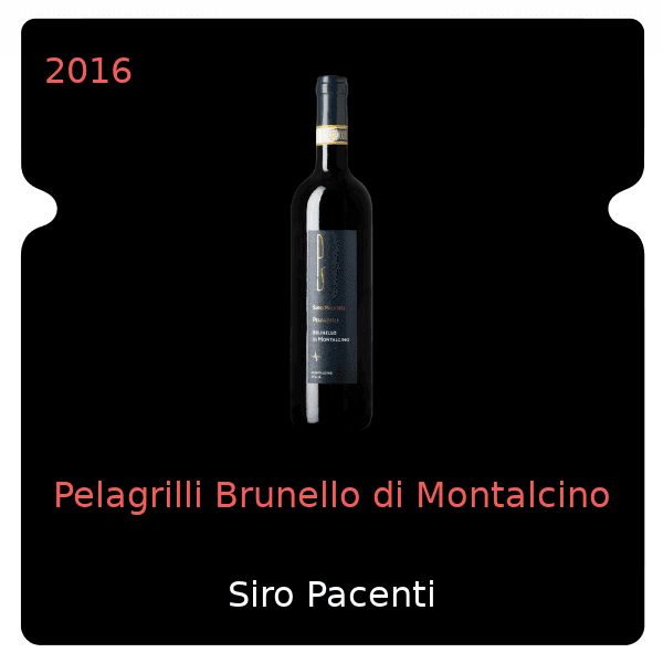 Siro Pacenti Pelagrilli Brunello di Montalcino 2016